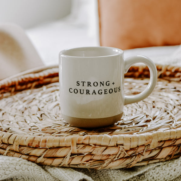 Strong + Courageous Mug