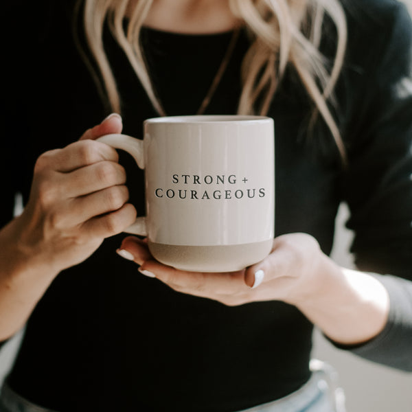 Strong + Courageous Mug